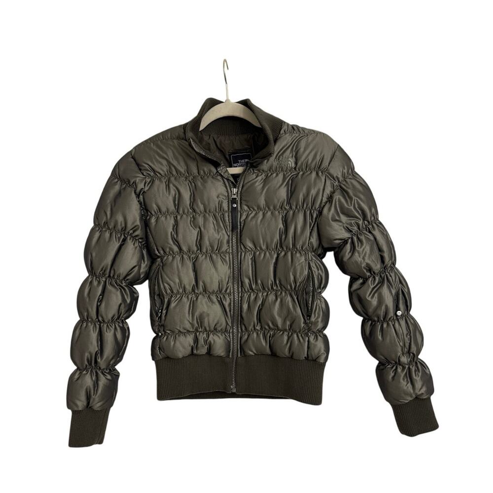 The North Face 600 Goose Down Green Down Puffer Coat Size Women's Small